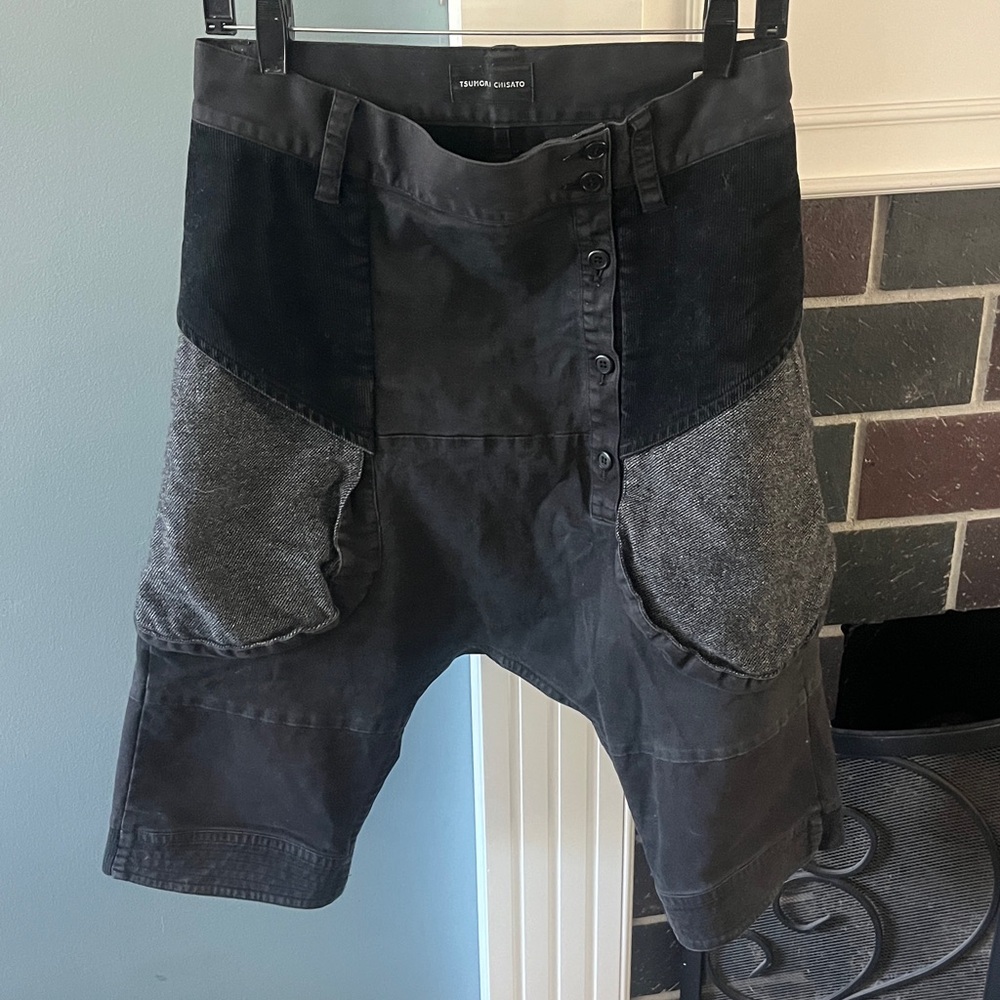 Vintage Issey Miyake x Tsumori Chisato Drop Crotch Patchwork Knicker Pant /Short - Picture 10 of 17